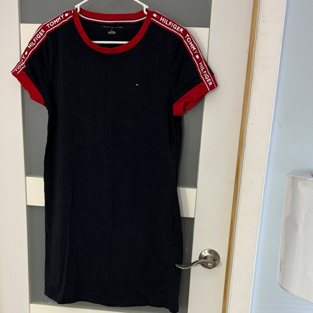 Tommy Hilfiger Black Dress with Red Trim